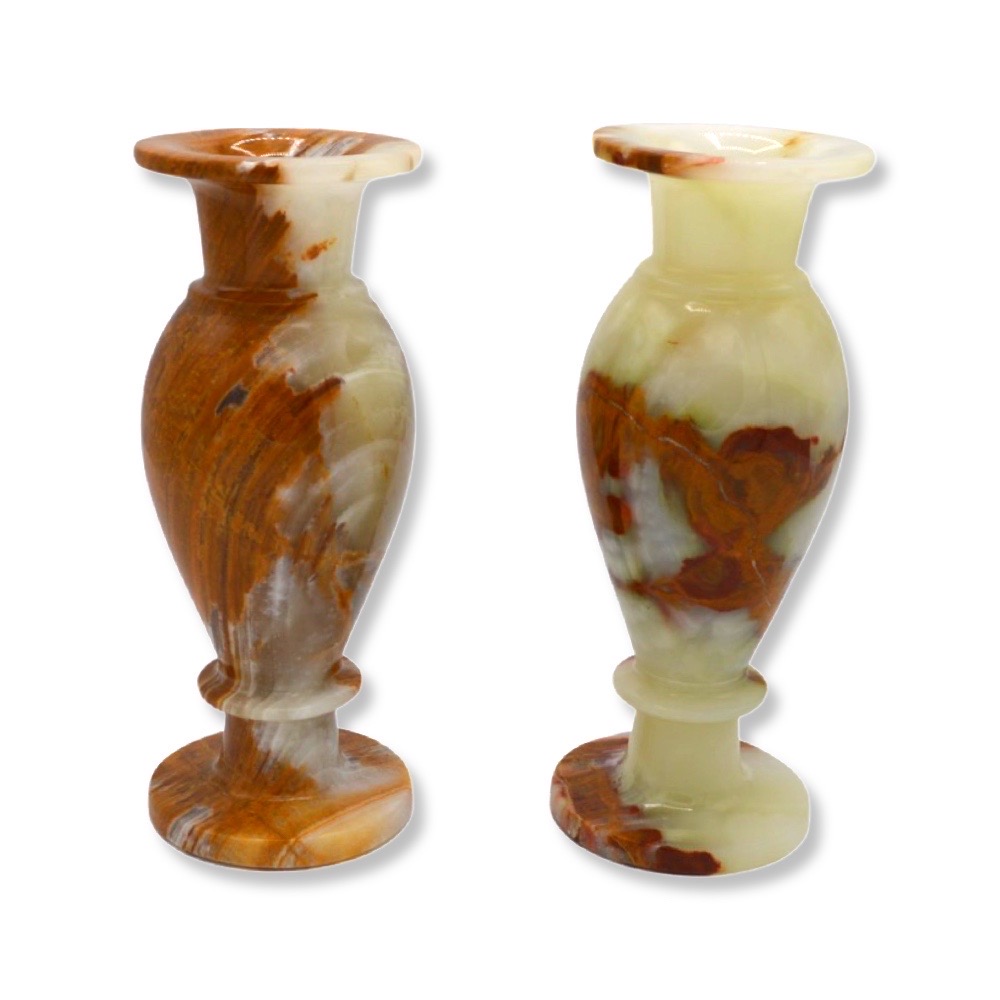 Marble Vases - Set of 2