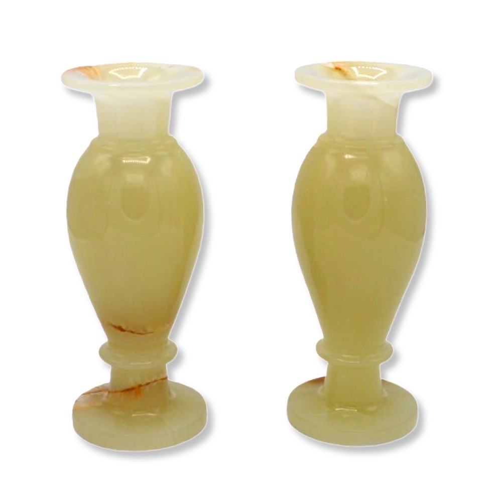 Marble Vases - Set of 2